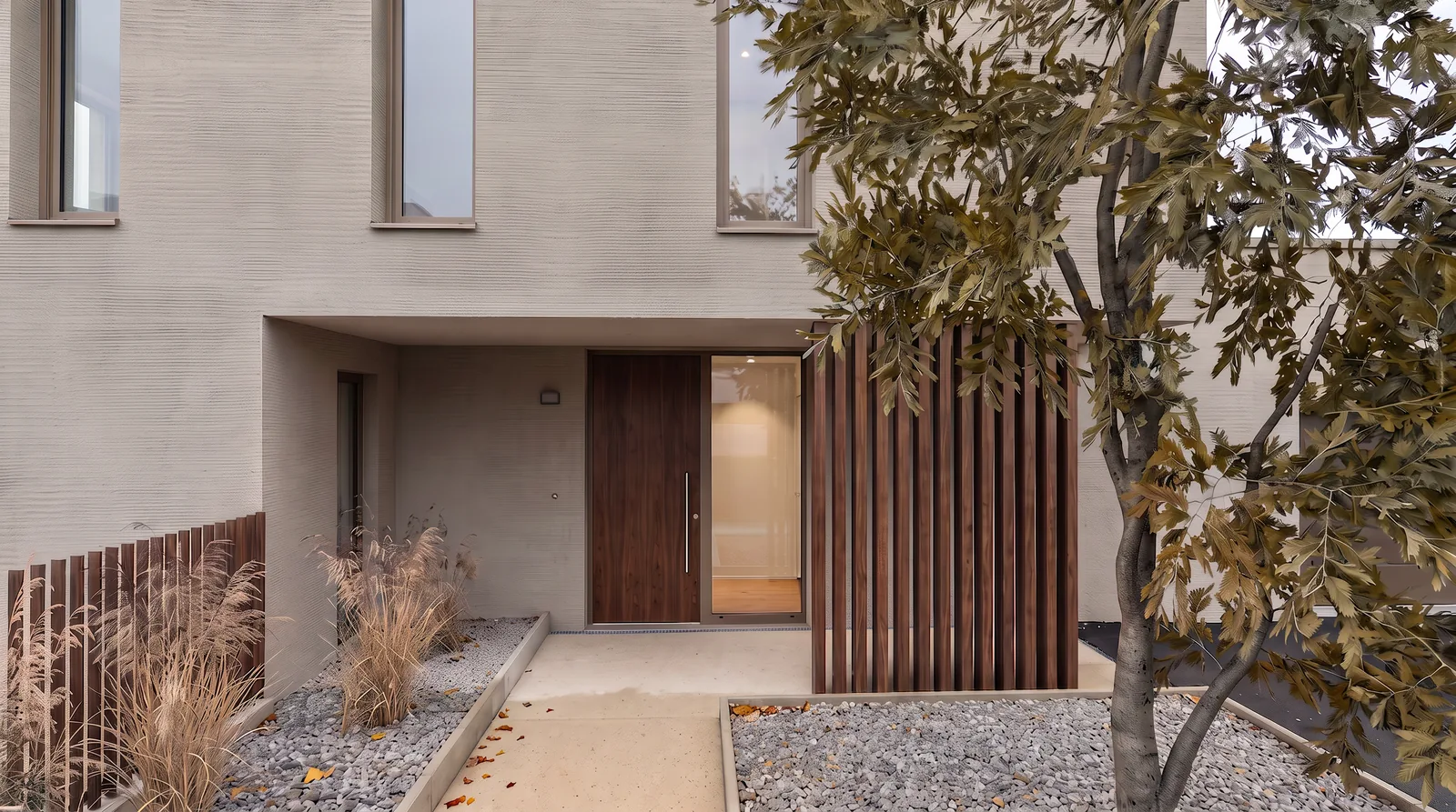 Haus W2, Eingang
