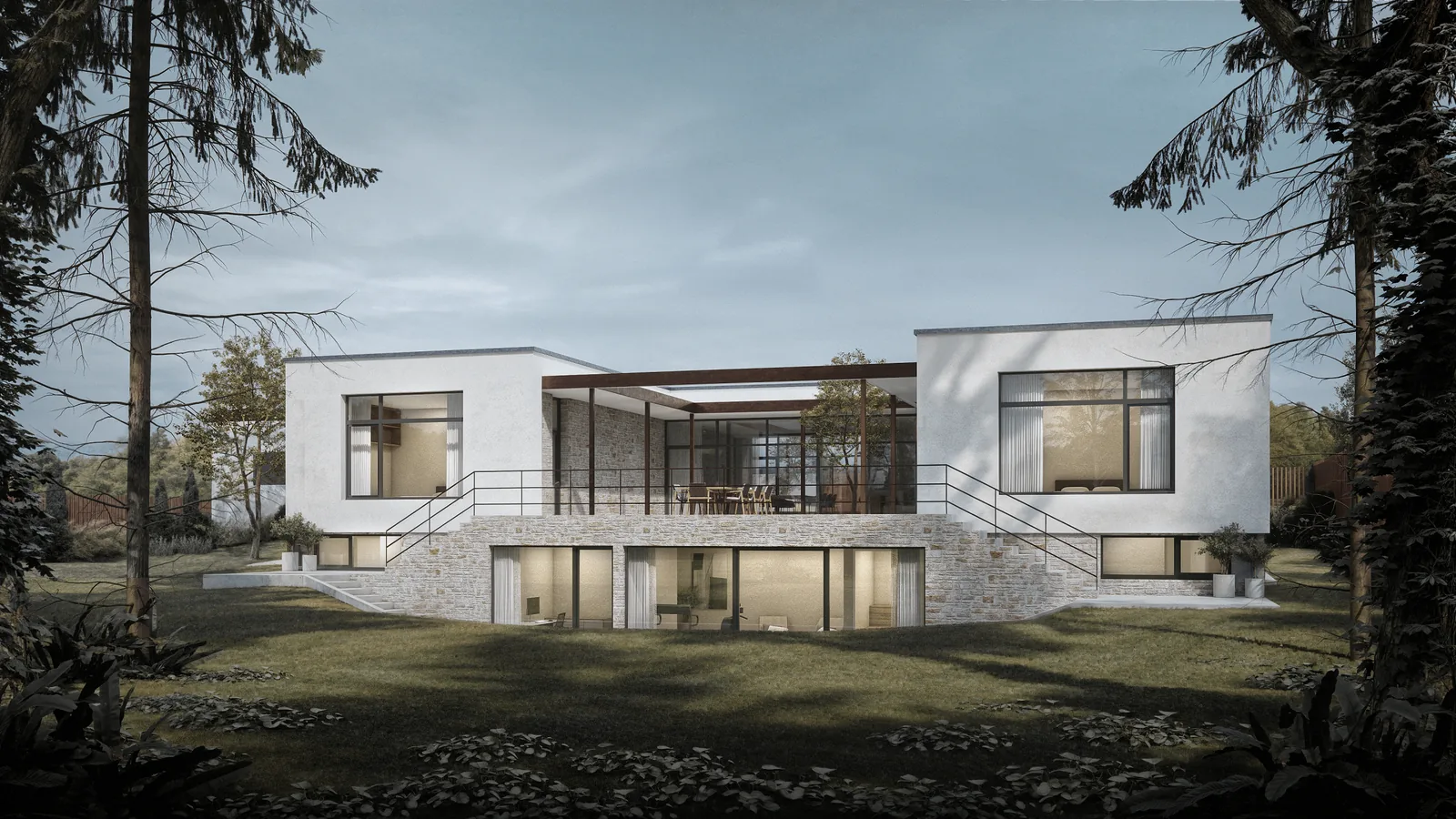 Haus BRO, Nordansicht